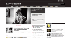 Desktop Screenshot of lawyerherald.com